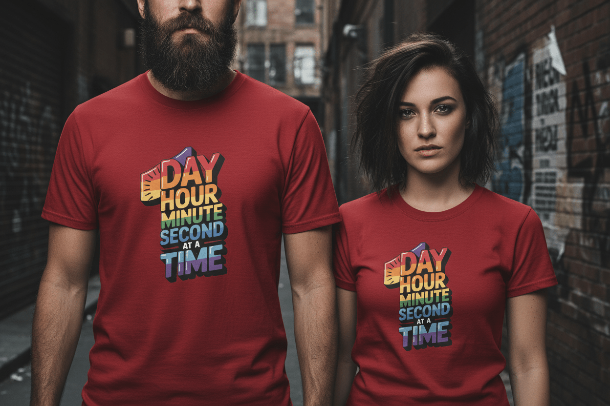 One Day One Hour - Unisex Softstyle T-Shirt - NEXT CHAPTER APPAREL