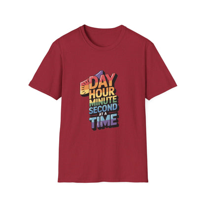 One Day One Hour - Unisex Softstyle T-Shirt - NEXT CHAPTER APPAREL