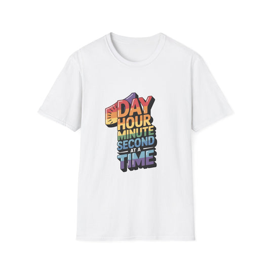 One Day One Hour - Unisex Softstyle T-Shirt - NEXT CHAPTER APPAREL