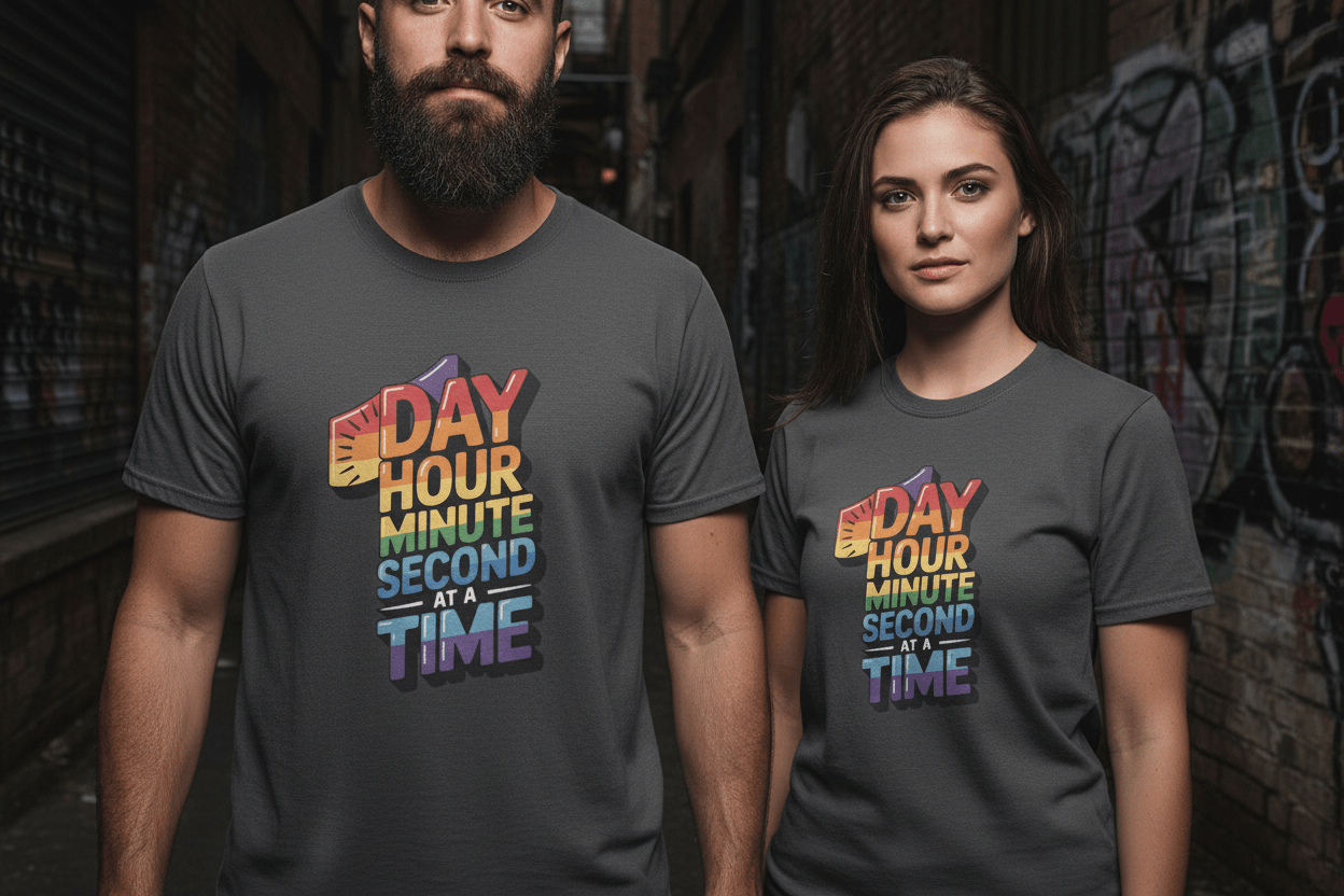 One Day One Hour - Unisex Softstyle T-Shirt - NEXT CHAPTER APPAREL