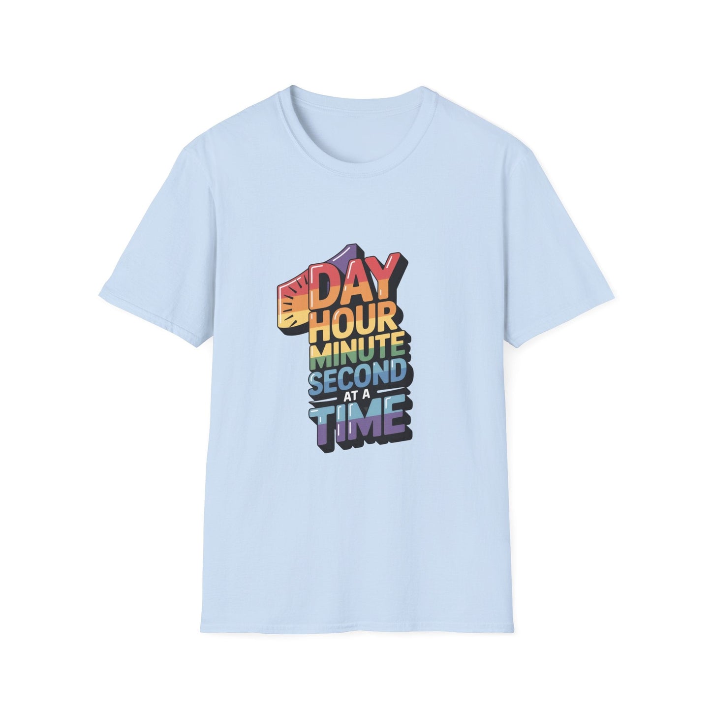 One Day One Hour - Unisex Softstyle T-Shirt - NEXT CHAPTER APPAREL