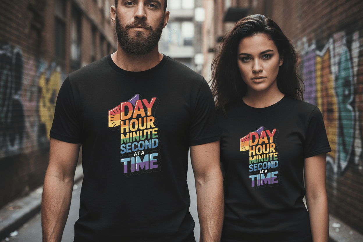 One Day One Hour - Unisex Softstyle T-Shirt - NEXT CHAPTER APPAREL