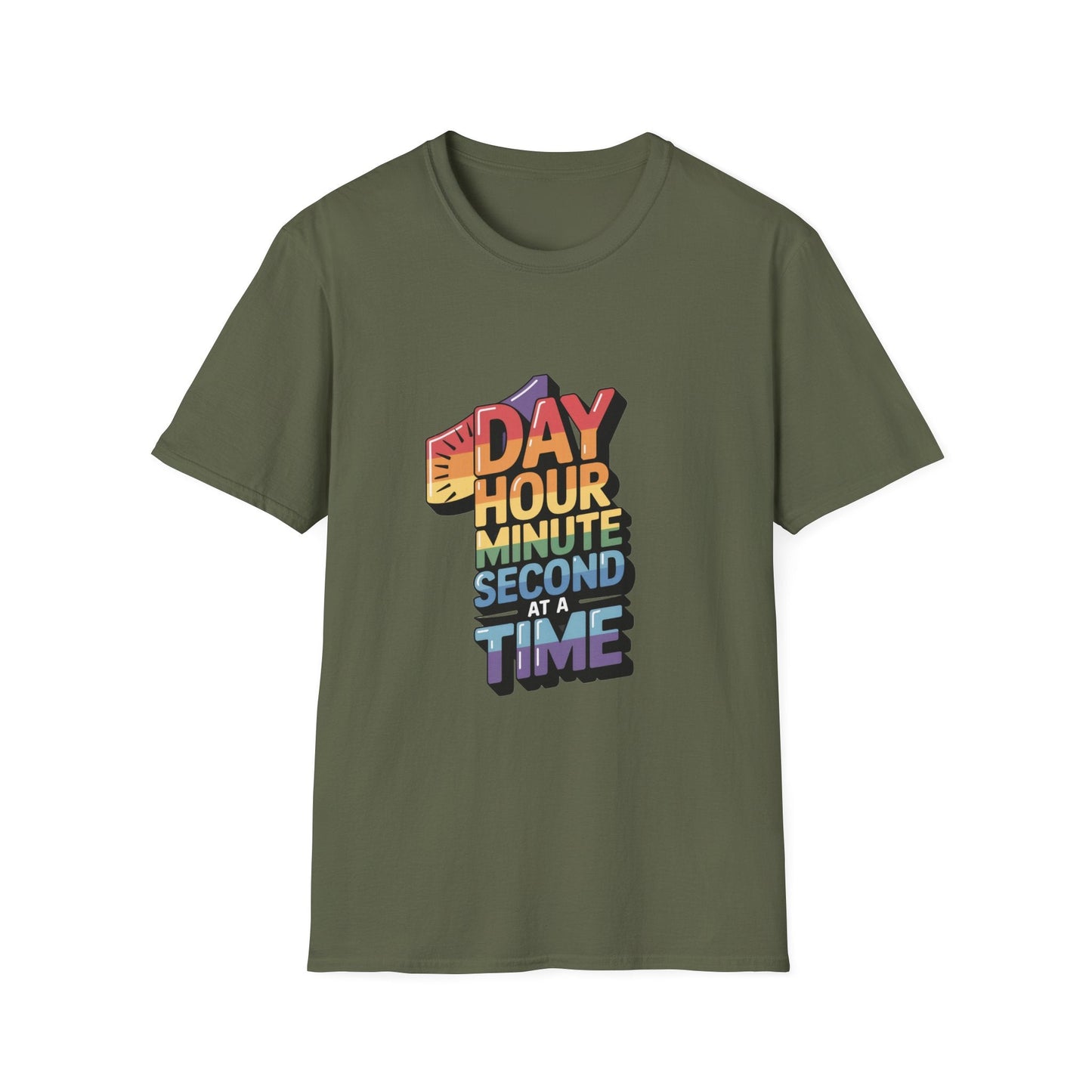 One Day One Hour - Unisex Softstyle T-Shirt - NEXT CHAPTER APPAREL