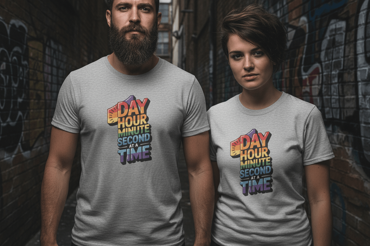 One Day One Hour - Unisex Softstyle T-Shirt - NEXT CHAPTER APPAREL