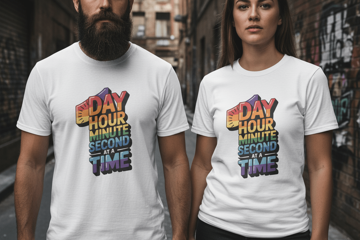 One Day One Hour - Unisex Softstyle T-Shirt - NEXT CHAPTER APPAREL