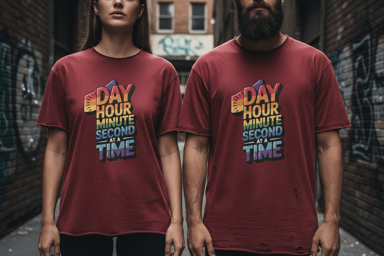 One Day One Hour - Unisex Softstyle T-Shirt - NEXT CHAPTER APPAREL
