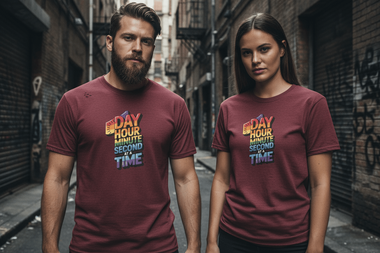 One Day One Hour - Unisex Softstyle T-Shirt - NEXT CHAPTER APPAREL