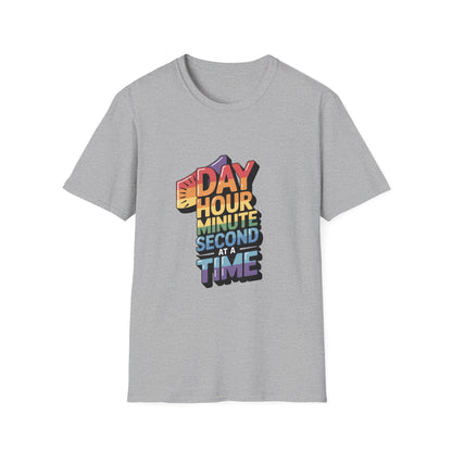 One Day One Hour - Unisex Softstyle T-Shirt - NEXT CHAPTER APPAREL