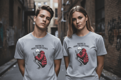 Praying to Know The Difference Unisex Softstyle T-Shirt - NEXT CHAPTER APPAREL