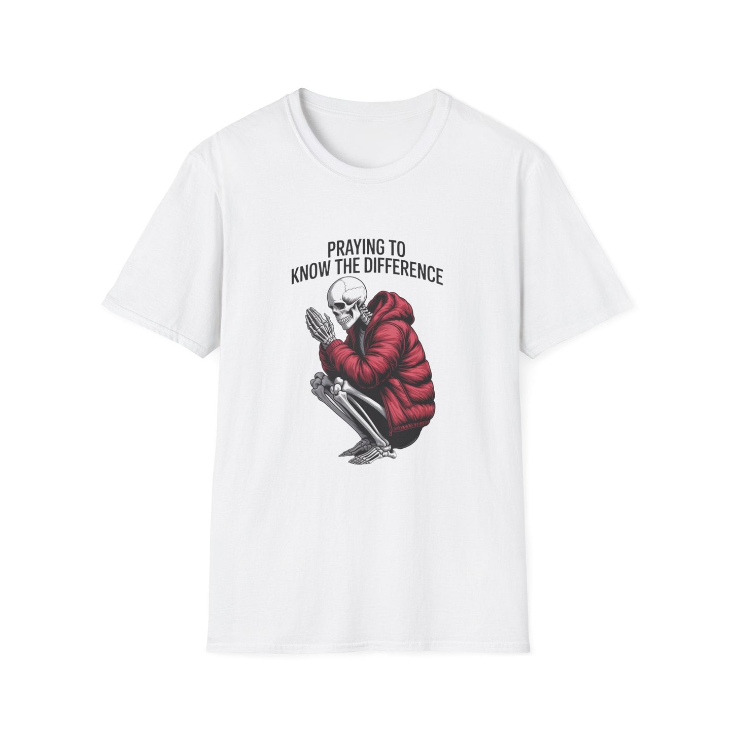 Praying to Know The Difference Unisex Softstyle T-Shirt - NEXT CHAPTER APPAREL