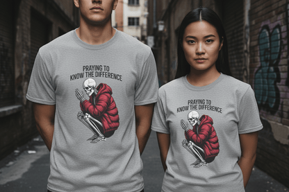Praying to Know The Difference Unisex Softstyle T-Shirt - NEXT CHAPTER APPAREL