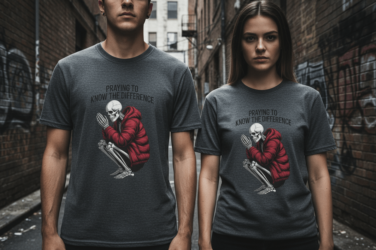 Praying to Know The Difference Unisex Softstyle T-Shirt - NEXT CHAPTER APPAREL