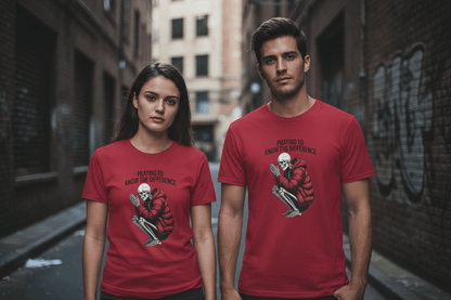 Praying to Know The Difference Unisex Softstyle T-Shirt - NEXT CHAPTER APPAREL