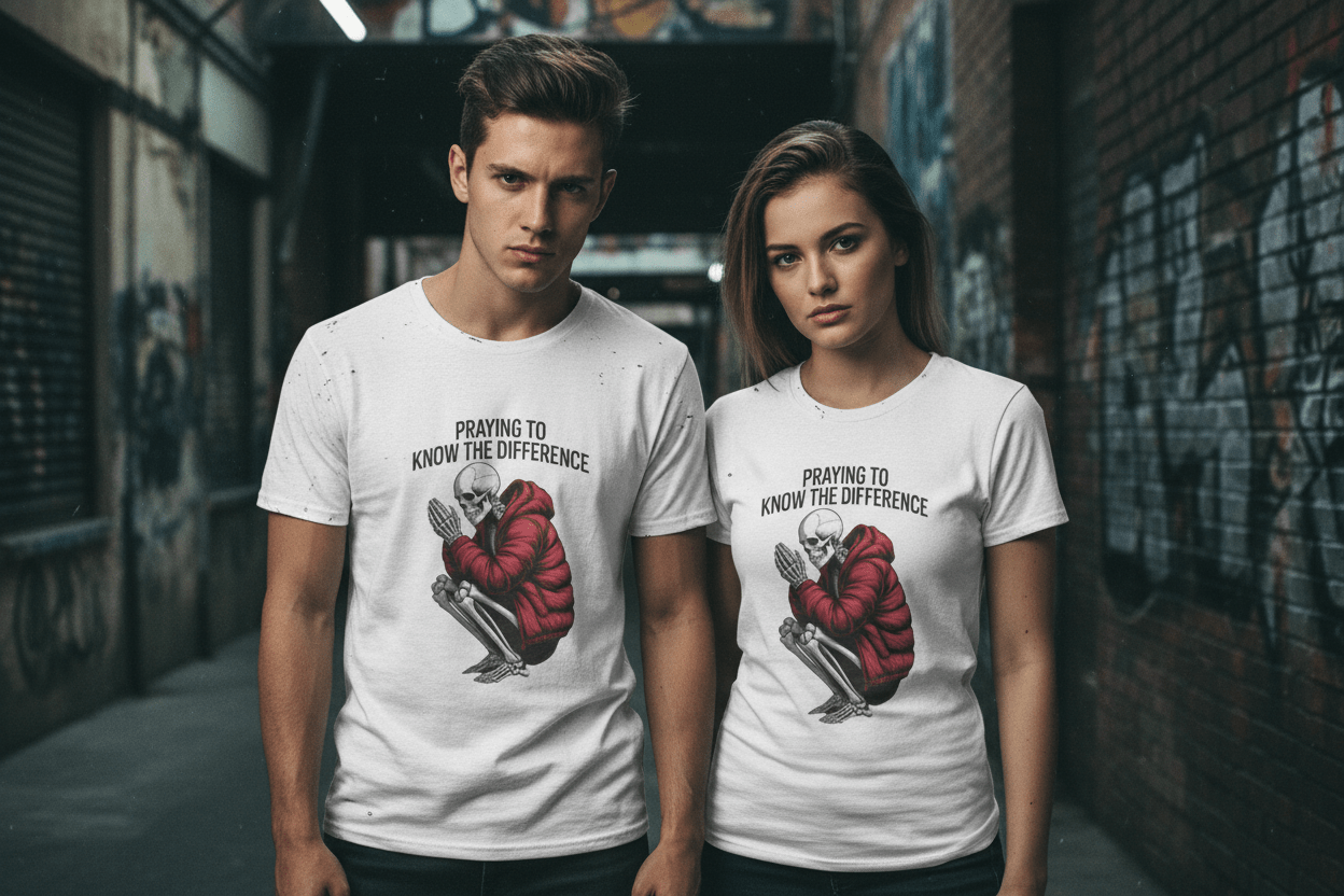 Praying to Know The Difference Unisex Softstyle T-Shirt - NEXT CHAPTER APPAREL