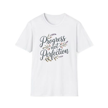 Progress not Perfection- Recovery Addiction T Shirt - NEXT CHAPTER APPAREL