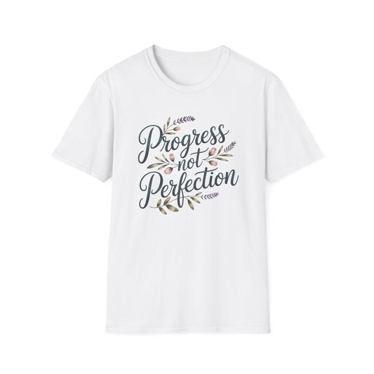 Progress not Perfection- Recovery Addiction T Shirt - NEXT CHAPTER APPAREL