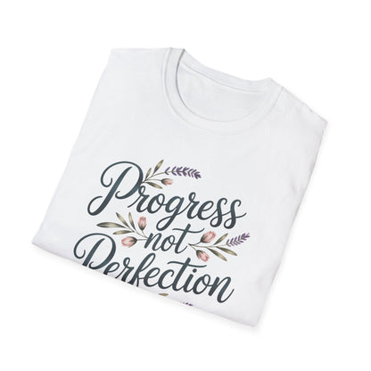 Progress not Perfection- Recovery Addiction T Shirt - NEXT CHAPTER APPAREL