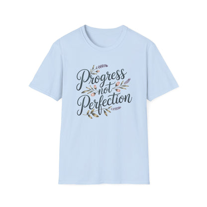 Progress not Perfection- Recovery Addiction T Shirt - NEXT CHAPTER APPAREL