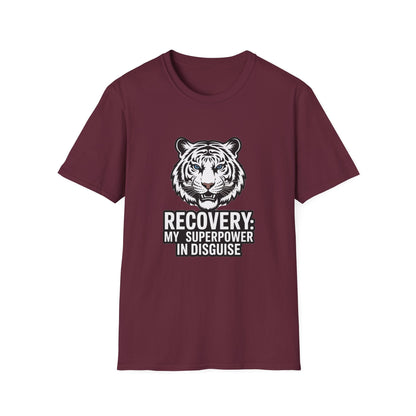 Recovery is my Superpower Unisex Softstyle T-Shirt - NEXT CHAPTER APPAREL