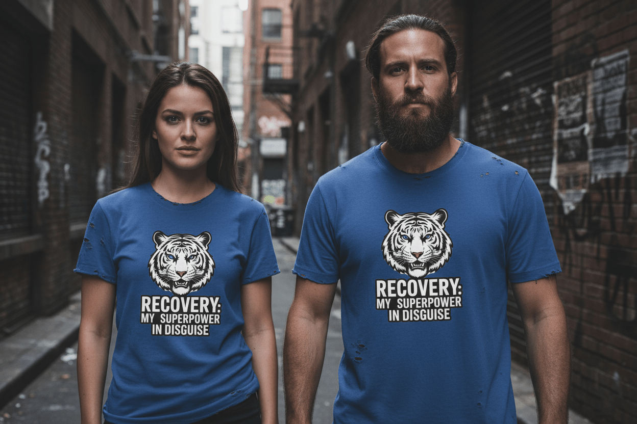 Recovery is my Superpower Unisex Softstyle T-Shirt - NEXT CHAPTER APPAREL