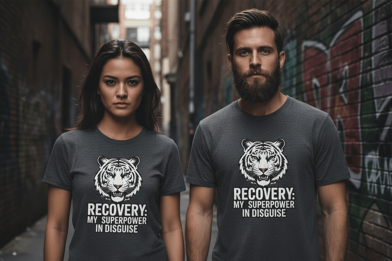 Recovery is my Superpower Unisex Softstyle T-Shirt - NEXT CHAPTER APPAREL