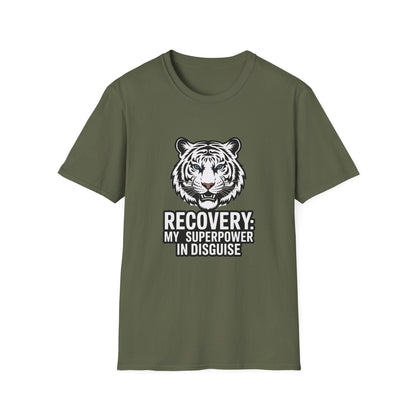 Recovery is my Superpower Unisex Softstyle T-Shirt - NEXT CHAPTER APPAREL