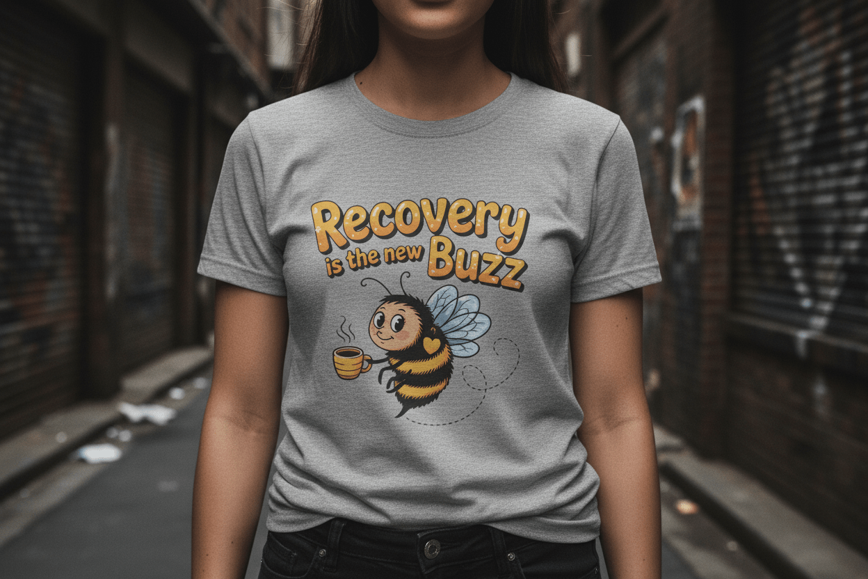 Recovery is the new Buzz Unisex Softstyle T-Shirt - NEXT CHAPTER APPAREL