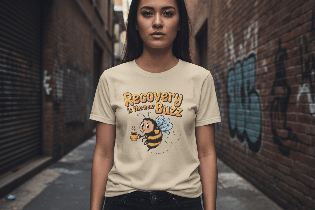 Recovery is the new Buzz Unisex Softstyle T-Shirt - NEXT CHAPTER APPAREL