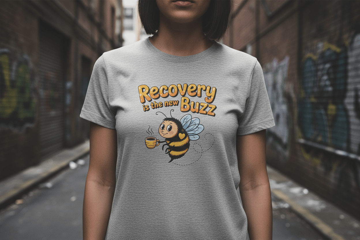 Recovery is the new Buzz Unisex Softstyle T-Shirt - NEXT CHAPTER APPAREL