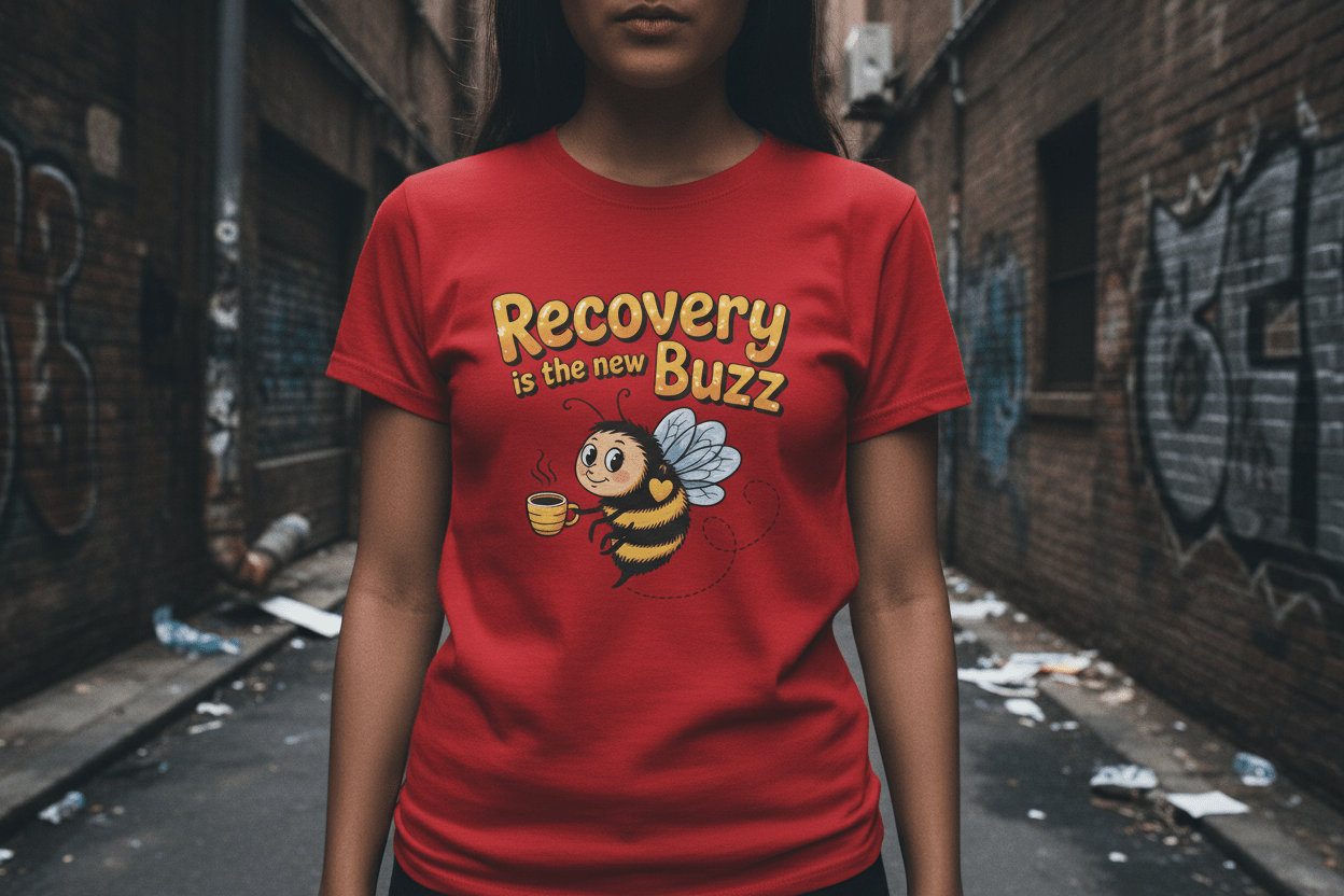 Recovery is the new Buzz Unisex Softstyle T-Shirt - NEXT CHAPTER APPAREL