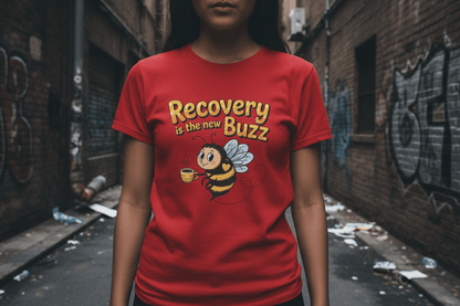 Recovery is the new Buzz Unisex Softstyle T-Shirt - NEXT CHAPTER APPAREL