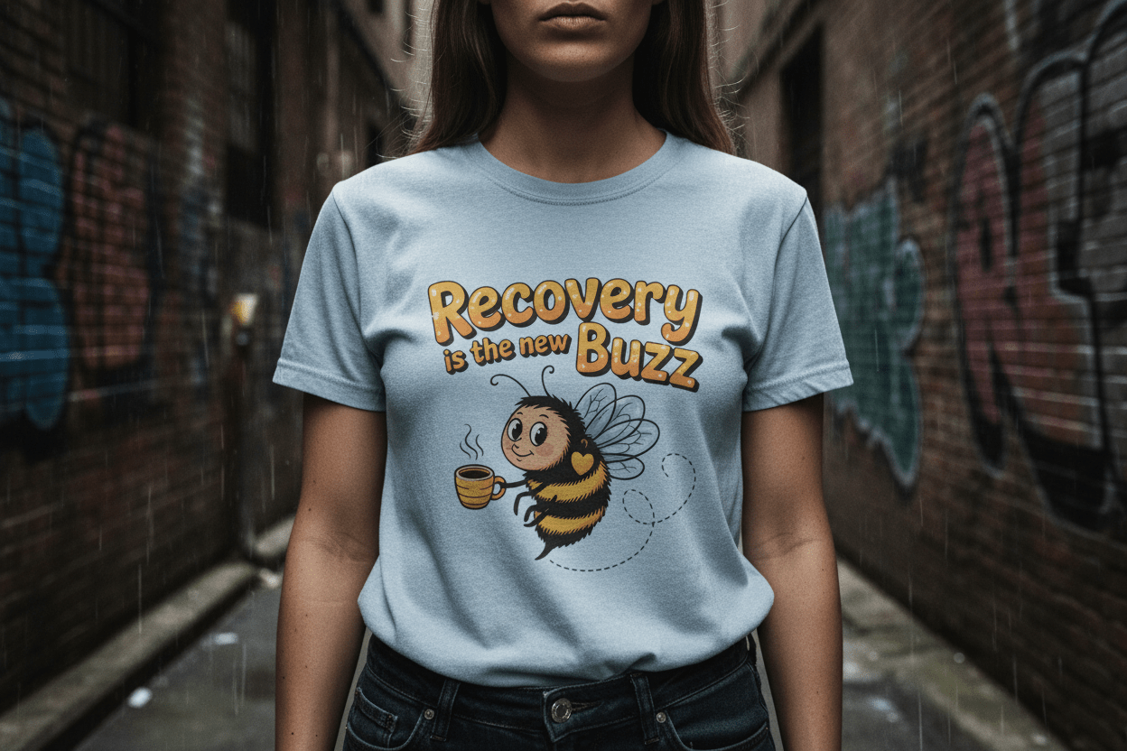 Recovery is the new Buzz Unisex Softstyle T-Shirt - NEXT CHAPTER APPAREL