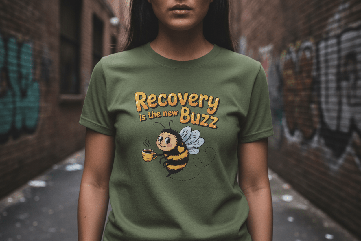 Recovery is the new Buzz Unisex Softstyle T-Shirt - NEXT CHAPTER APPAREL