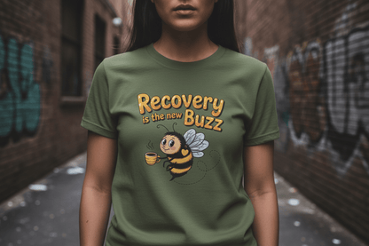 Recovery is the new Buzz Unisex Softstyle T-Shirt - NEXT CHAPTER APPAREL