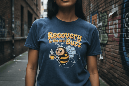 Recovery is the new Buzz Unisex Softstyle T-Shirt - NEXT CHAPTER APPAREL