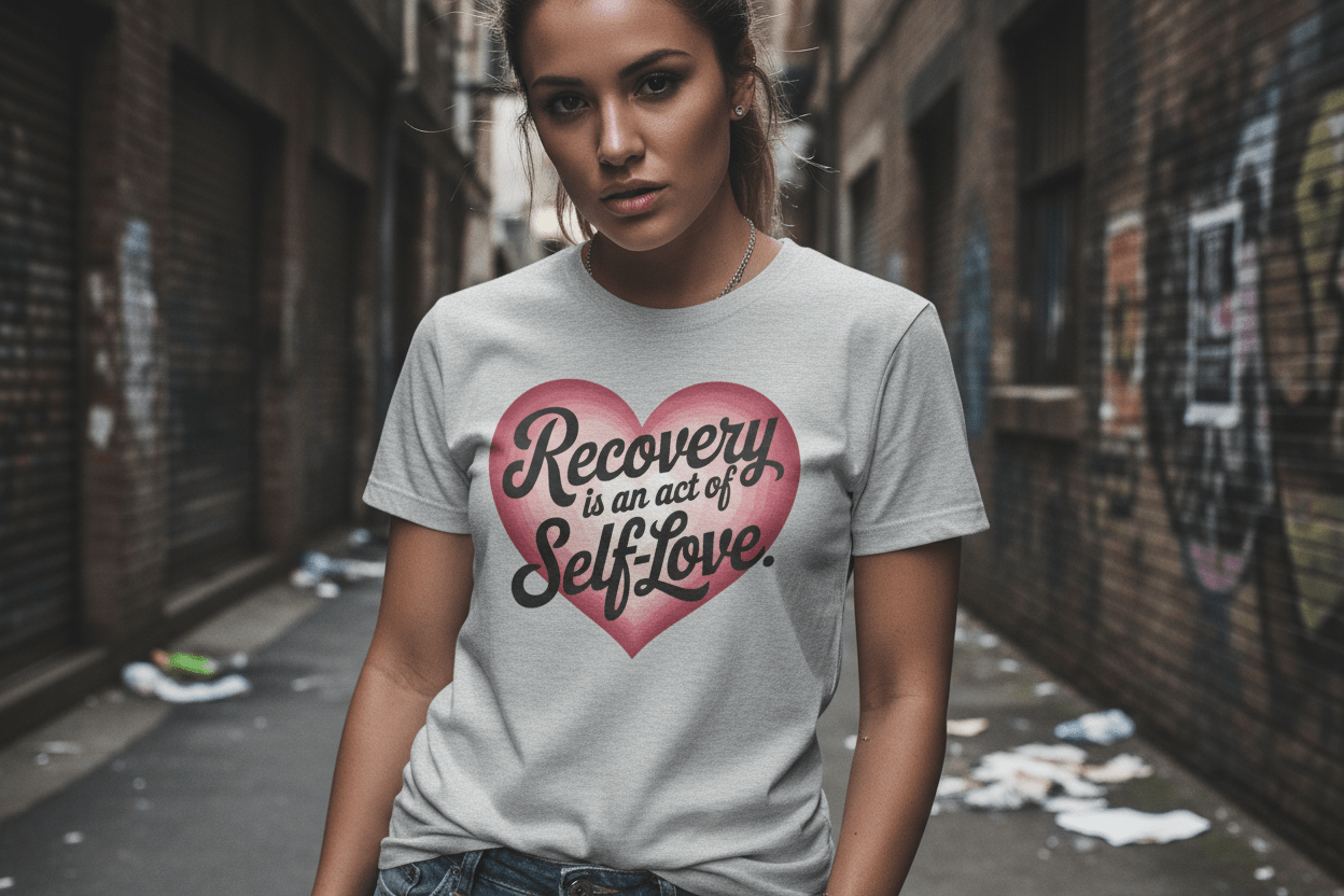 Recovery Self - Love T-Shirt, - NEXT CHAPTER APPAREL