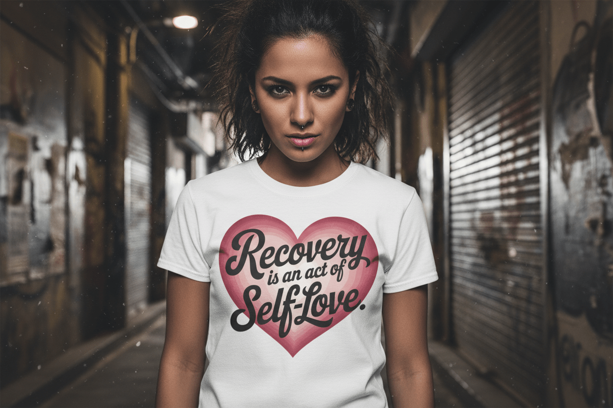 Recovery Self - Love T-Shirt, - NEXT CHAPTER APPAREL
