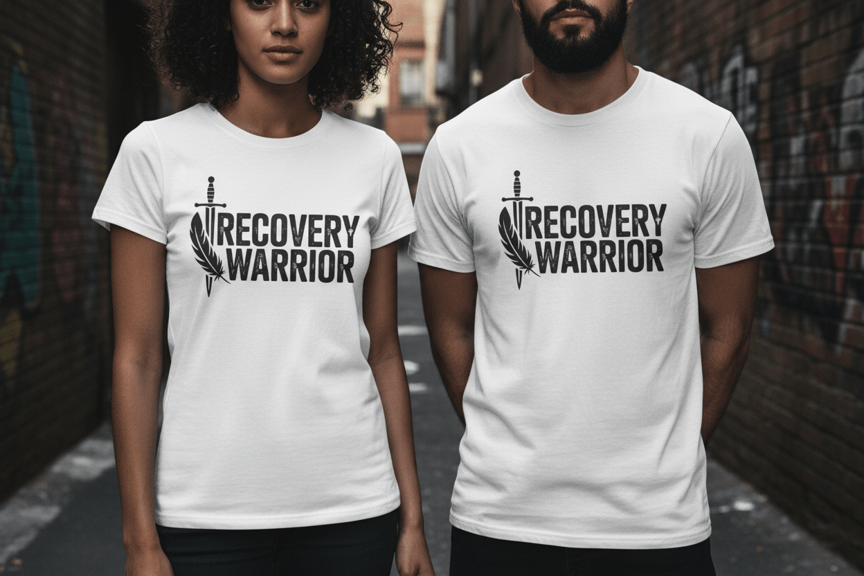 Recovery Warrior Unisex Softstyle T-Shirt - NEXT CHAPTER APPAREL