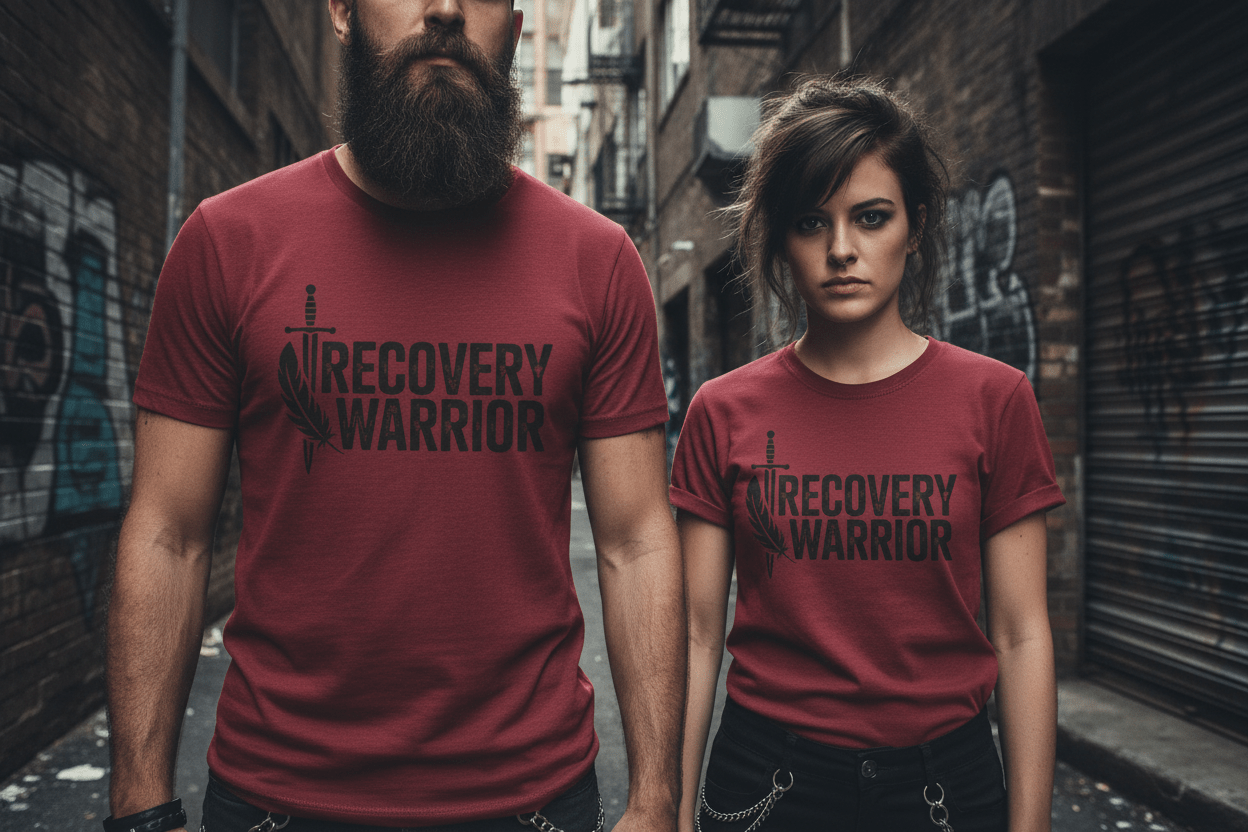 Recovery Warrior Unisex Softstyle T-Shirt - NEXT CHAPTER APPAREL
