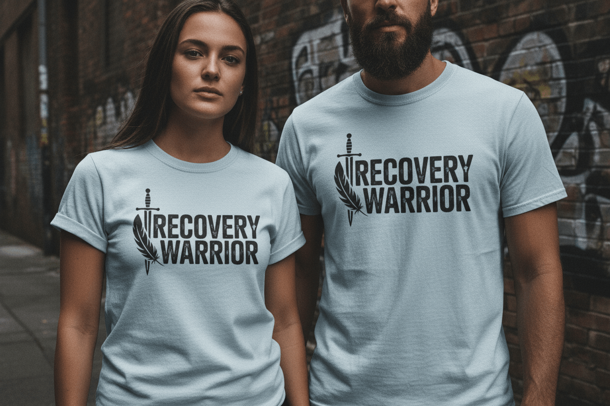 Recovery Warrior Unisex Softstyle T-Shirt - NEXT CHAPTER APPAREL