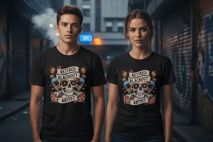 Retired Black Out Artist - Unisex Softstyle T-Shirt - NEXT CHAPTER APPAREL