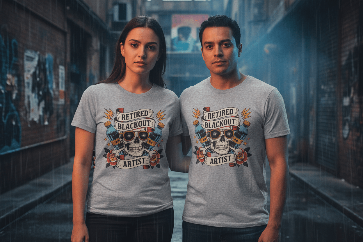 Retired Black Out Artist - Unisex Softstyle T-Shirt - NEXT CHAPTER APPAREL