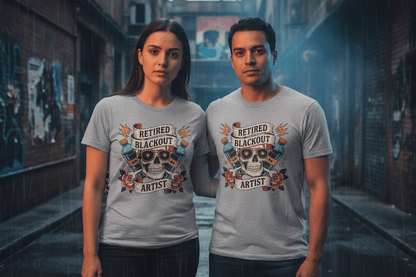 Retired Black Out Artist - Unisex Softstyle T-Shirt - NEXT CHAPTER APPAREL