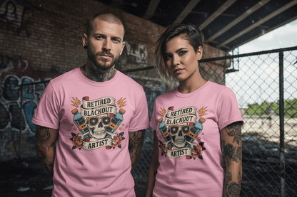 Retired Black Out Artist - Unisex Softstyle T-Shirt - NEXT CHAPTER APPAREL