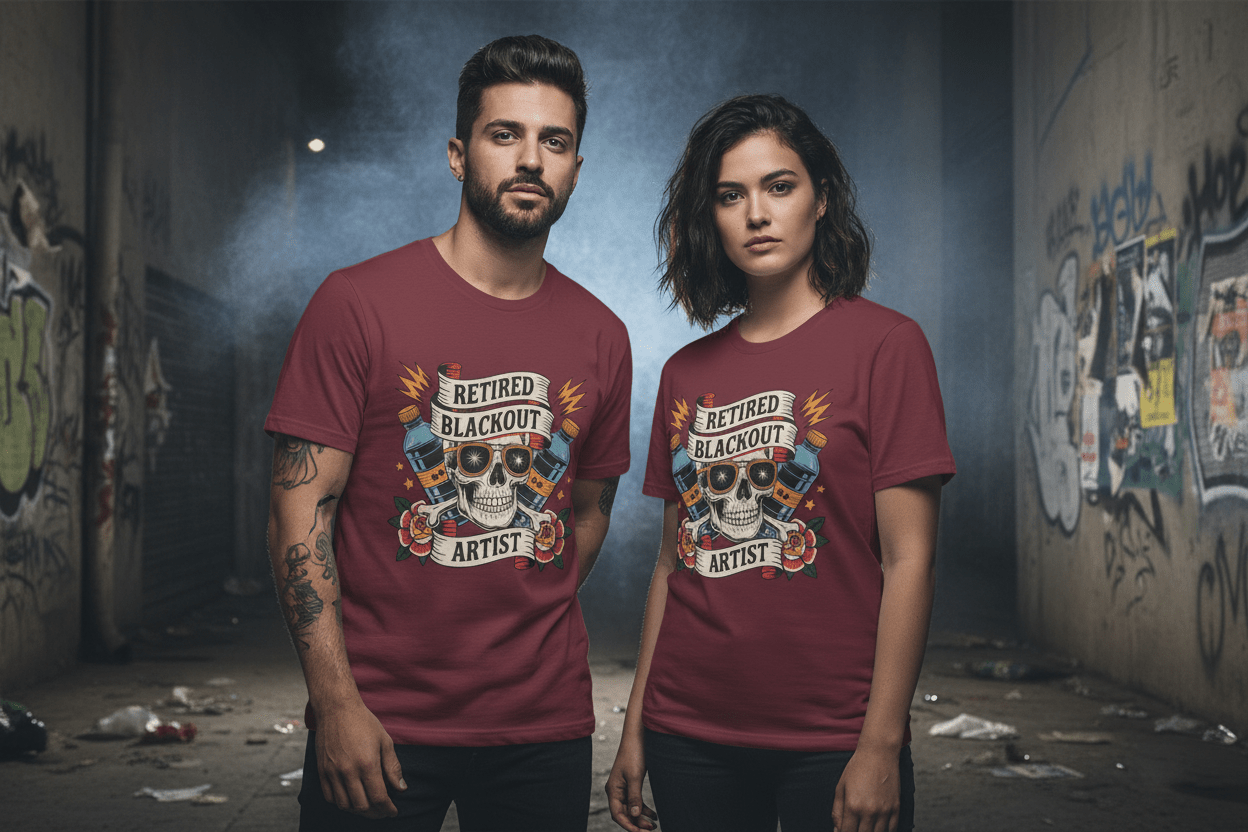 Retired Black Out Artist - Unisex Softstyle T-Shirt - NEXT CHAPTER APPAREL