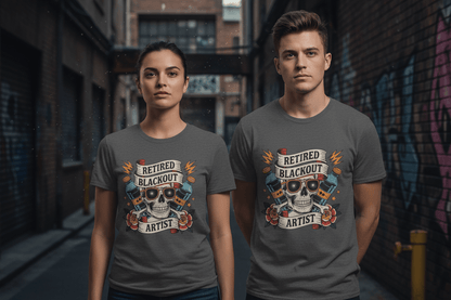Retired Black Out Artist - Unisex Softstyle T-Shirt - NEXT CHAPTER APPAREL
