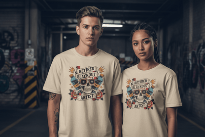 Retired Black Out Artist - Unisex Softstyle T-Shirt - NEXT CHAPTER APPAREL