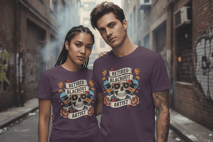 Retired Black Out Artist - Unisex Softstyle T-Shirt - NEXT CHAPTER APPAREL