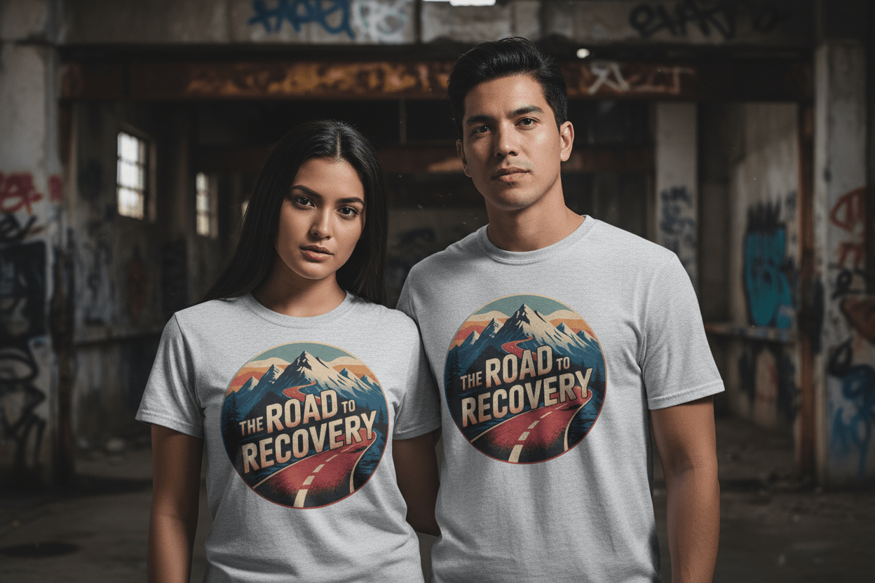 Road to Recovery Unisex Softstyle T-Shirt - NEXT CHAPTER APPAREL