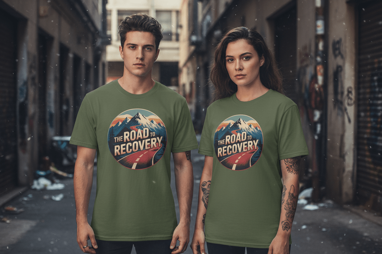 Road to Recovery Unisex Softstyle T-Shirt - NEXT CHAPTER APPAREL
